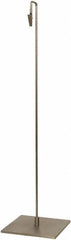 ECONOCO - 6 Inch Wide x 24 Inch High Sign Compatibility, Steel Sign Holder - Satin Nickel, 24 Inch Holder Height, Holds 1 Sign - Exact Tool & Supply