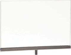 ECONOCO - 11 Inch Wide x 7 Inch High Sign Compatibility, Acrylic Square Frame Sign Holder - Clear, 7 Inch Holder Height, Holds 1 Sign - Exact Tool & Supply