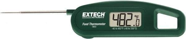 Extech - Digital & Glass Pocket Thermometers Type: Pocket Digital Thermometers Minimum Temperature (C): -40 - Exact Tool & Supply