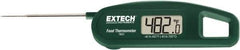 Extech - Digital & Glass Pocket Thermometers Type: Pocket Digital Thermometers Minimum Temperature (C): -40 - Exact Tool & Supply