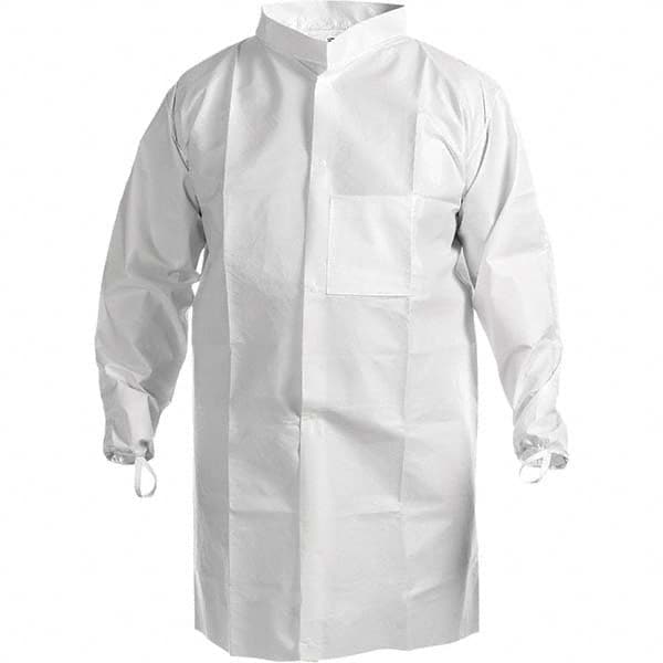 Kimberly-Clark Professional - Pack of (30) Size M White Lab Coat - Exact Tool & Supply