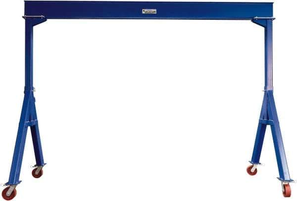 Vestil - 10,000 Lb Load Capacity, Steel Gantry Crane - 10' Span - Exact Tool & Supply