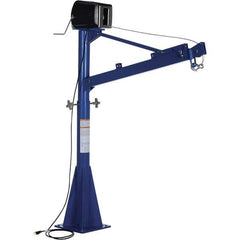 Vestil - 1,500 Lb Load Capacity, Steel Jib Crane - 5' 9/16" Span - Exact Tool & Supply