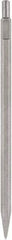 DeWALT - 21/32" Head Width, 18" OAL, 3/4" Shank Diam, Point Chisel - Spline Drive, Spline Shank, Steel - Exact Tool & Supply