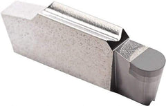 Seco - 1304LCGN Grade CBN010, 0.157" Cutting Width PCBN Grooving Insert - 0.157" Max Depth of Cut, Neutral, 0.0787" Corner Radius - Exact Tool & Supply
