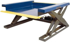 Southworth - 4,000 Lb Capacity Low Power Pallet Positioner Scissor Lift - 0.38" to 35-3/8" Lift Height, 50" Platform Length x 48" Platform Width - Exact Tool & Supply