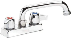 Krowne - Standard, Two Handle Design, Deck Mount, Laundry Faucet - Color Coded Handle - Exact Tool & Supply