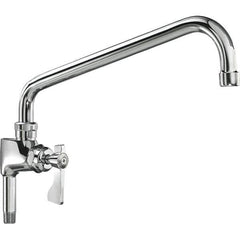 Krowne - Base Mount, Low Arc Add-On Faucet for Pre-Rinse Units - One Handle, Blade Handle, Swing Spout and Nozzle, No Drain - Exact Tool & Supply