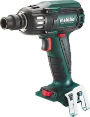 Metabo - 1/2" Drive 18 Volt Pistol Grip Cordless Impact Wrench & Ratchet - 2,150 RPM, 295 Ft/Lb Torque, Lithium-Ion Batteries Not Included - Exact Tool & Supply