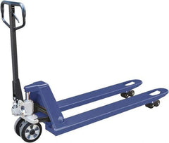 Value Collection - 5,500 Lb Capacity, 4-1/2" Lift Quick Lift Pallet Truck - 3" Min Lift Height, 48" Fork Length x 27" Fork Width, 27" Overall Width - Exact Tool & Supply