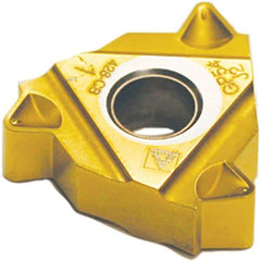 Tool-Flo - LDS54 Internal/External 4 API Rotary Shoulder Connections Laydown Threading Insert - Grade AC54F, AlTiN Coated Carbide - Exact Tool & Supply
