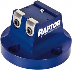 Raptor Workholding - 1-1/2" Jaw Width, 3" High Dovetail Vise - For Use with 4 & 5 Axis Workholding Systems - Exact Tool & Supply