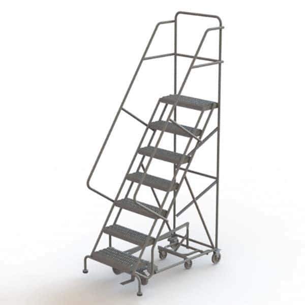 TRI-ARC - Rolling & Wall Mounted Ladders & Platforms Type: All-Directional Ladder Style: Forward Descent 50 Degree Incline - Exact Tool & Supply