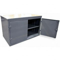 Strong Hold - Stationary Work Benches, Tables Type: Work Bench Top Material: Maple work surface 1-3/4" thick - Exact Tool & Supply