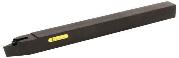 Kennametal - SVVB, Neutral Cut, 0° Lead Angle, 25mm Shank Height x 25mm Shank Width, Neutral Rake Indexable Turning Toolholder - 150mm OAL, VB..1604.. Insert Compatibility, Series Screw-On - Exact Tool & Supply