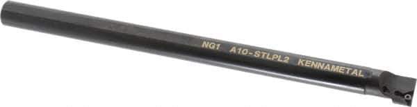 Kennametal - 19.56mm Min Bore Diam, 10" OAL, 5/8" Shank Diam, A-STLP Indexable Boring Bar - TP.. Insert, Screw Holding Method - Exact Tool & Supply