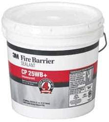 3M - 2 Gal Pail Red Acrylic & Latex Joint Sealant - -20 to 180°F Operating Temp, 10 min Tack Free Dry Time, Series CP 25WB - Exact Tool & Supply