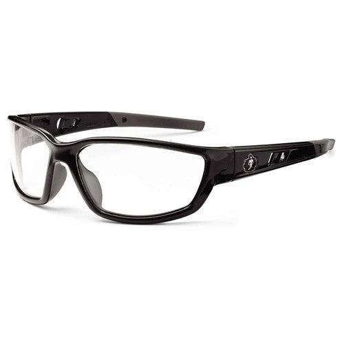 Kvasir Clear Lens Black Safety Glasses - Exact Tool & Supply