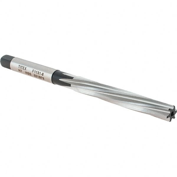 Walter-Titex - 0.315" Diam, Straight Shank, 58mm Flute, Hand Reamer - Exact Tool & Supply