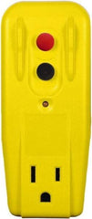 Tower - 5-15P, 5-15R NEMA, 125 VAC, 15 Amp, GFCI Receptacle - Residential Grade - Exact Tool & Supply