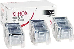Xerox - 3.12" Leg Length, Steel Staples-Cartridge - 30 Sheet Capacity, For Use with Xerox 7760/4150 - Exact Tool & Supply