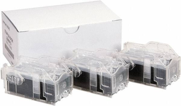 Lexmark - 3.03" Leg Length, Steel Staples-Cartridge - 30 Sheet Capacity, For Use with Xerox X850/X852 - Exact Tool & Supply