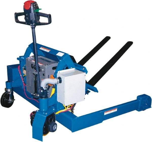 Vestil - 2,000 Lb Load Limit, Straddle Portable Tilting Table - 90° Tilting Angle, 3-5/8' Low Height - Exact Tool & Supply