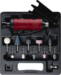 Chicago Pneumatic - 1/4 Inch Spindle, 23.1 CFM, Straight Die Grinder Kit - 90 psi Air Pressure - Exact Tool & Supply