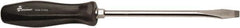 Ability One - Standard Slotted Screwdriver - Round Shank, Ergonomic Handle - Exact Tool & Supply