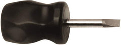 Ability One - Standard Slotted Screwdriver - Round Shank, Ergonomic Handle - Exact Tool & Supply