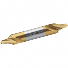 Walter-Titex - Metric Radius Cut 60° Incl Angle High Speed Steel Combo Drill & Countersink - Exact Tool & Supply