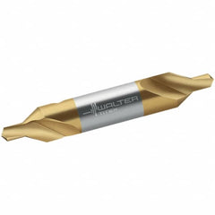 Walter-Titex - Metric Plain Cut 60° Incl Angle High Speed Steel Combo Drill & Countersink - Exact Tool & Supply