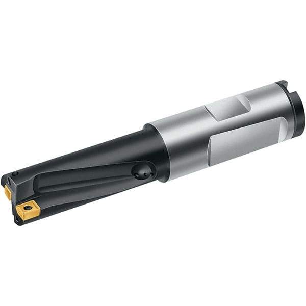 Walter - 25mm Max Drill Depth, 2xD, 12.5mm Diam, Indexable Insert Drill - 2 Inserts, 16mm Shank Diam, Combination Shank - Exact Tool & Supply
