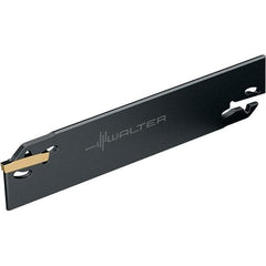 Walter - 1.2598" Blade Height, 5.878" OAL, Neutral Cut, Double End Indexable Cut-Off Blade - 50mm Max Depth of Cut, G1042 Blade - Exact Tool & Supply