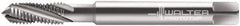 Walter-Prototyp - 1/4-28 UNF 3 Flute 3B Modified Bottoming Spiral Flute Tap - Powdered Metal, Bright Finish, 80mm OAL, Right Hand Flute, Right Hand Thread, Series 234104 - Exact Tool & Supply