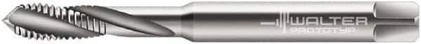 Walter-Prototyp - M10x1.50 Metric 3 Flute 6HX Modified Bottoming Spiral Flute Tap - Powdered Metal, Bright Finish, 100mm OAL, Right Hand Flute, Right Hand Thread, Series 204107 - Exact Tool & Supply