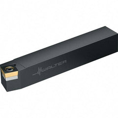 Walter - SSBC, Right Hand Cut, 16mm Shank Height x 16mm Shank Width, Neutral Rake Indexable Turning Toolholder - 100mm OAL, SC..09T3.. Insert Compatibility, Series Walter Turn - Exact Tool & Supply