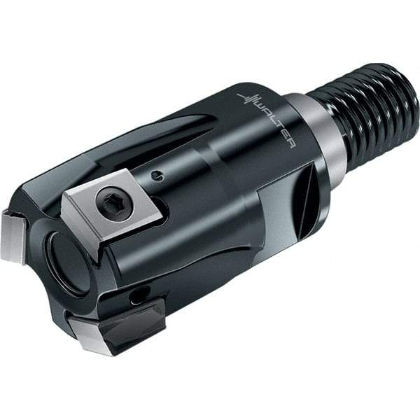 Walter - 2" Cut Diam, 0.48" Max Depth of Cut, Indexable Square Shoulder End Mill - Multiple Insert Styles, T45 Modular Connection, 90° Lead Angle, Through Coolant - Exact Tool & Supply