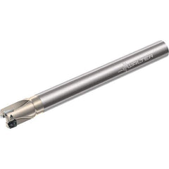 Walter - 22mm Cut Diam, 8mm Max Depth of Cut, 20mm Shank Diam, 200mm OAL, Indexable Square Shoulder End Mill - Multiple Insert Styles, Cylindrical Shank, 90° Lead Angle, Through Coolant, Series Xtra-tec - Exact Tool & Supply