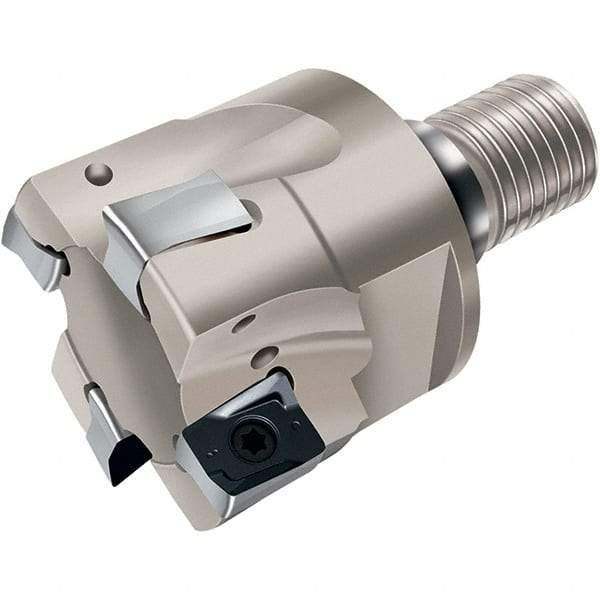 Walter - 1-1/2" Cut Diam, 0.512" Max Depth of Cut, Indexable Square Shoulder End Mill - Multiple Insert Styles, T36 Modular Connection, 90° Lead Angle, Through Coolant - Exact Tool & Supply