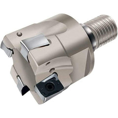 Walter - 40mm Cut Diam, 13mm Max Depth of Cut, Indexable Square Shoulder End Mill - Multiple Insert Styles, T36 Modular Connection, 90° Lead Angle, Through Coolant - Exact Tool & Supply
