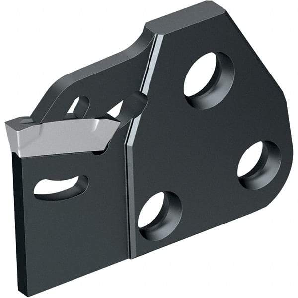 Walter - 0.0492" Blade Width, 1.6142" OAL, Right Hand Cut, Single End Indexable Cut-Off Blade - 15mm Max Depth of Cut, G1332 Blade - Exact Tool & Supply