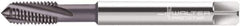 Walter-Prototyp - M5x0.80 Metric 3 Flute 6HX Modified Bottoming Spiral Flute Tap - Powdered Metal, AlCrN Finish, 70mm OAL, Right Hand Flute, Right Hand Thread, Series 2041663 - Exact Tool & Supply