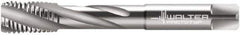 Walter-Prototyp - M12x1.75 Metric 4 Flute 6HX Modified Bottoming Spiral Flute Tap - Powdered Metal, Bright Finish, 110mm OAL, Right Hand Flute, Right Hand Thread, Series 204607 - Exact Tool & Supply