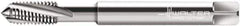 Walter-Prototyp - #8-32 UNC, 3 Flute, 15° Helix, Modified Bottoming Chamfer, Bright Finish, Powdered Metal Spiral Flute STI Tap - Right Hand Flute, 3.1496" OAL, 0.2362" Shank Diam, 0.5906" Thread Length, 3B Class of Fit, Series 224069 - Exact Tool & Supply