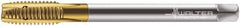 Walter-Prototyp - M16x2.00 Metric, 3 Flute, TiN Finish, Powdered Metal Spiral Point Tap - Plug Chamfer, Right Hand Thread, 110mm OAL, 25mm Thread Length, 12mm Shank Diam, 6H Class of Fit, Series 7026345 - Exact Tool & Supply