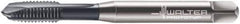 Walter-Prototyp - M10x1.50 Metric, 3 Flute, TiCN Finish, Powdered Metal Spiral Point Tap - Plug Chamfer, Right Hand Thread, 100mm OAL, 20mm Thread Length, 10mm Shank Diam, 6H Class of Fit, Series 7021366 - Exact Tool & Supply