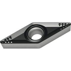 Walter - VCMT332 RP4 Grade WPP30S Carbide Turning Insert - TiCN/Al2O3/TiN Finish, 35° Diamond, 3/8" Inscr Circle, 3/16" Thick, 1/32" Corner Radius - Exact Tool & Supply