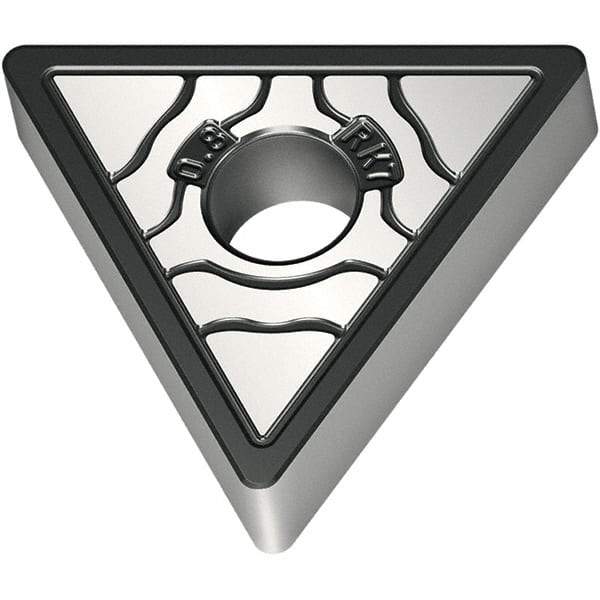 Walter - TNMA333 RK7 Grade WKK10S Carbide Turning Insert - TiCN/Al2O3/TiCN Finish, 60° Triangle, 3/8" Inscr Circle, 3/16" Thick, 3/64" Corner Radius - Exact Tool & Supply