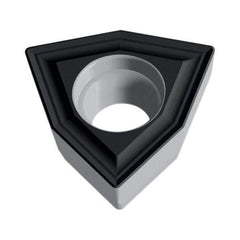 Walter - WOMX080408 D57 Grade WAK15 Carbide Indexable Drill Insert - TiCN/Al2O3/TiN Finish, Trigon, 12mm Inscribed Circle - Exact Tool & Supply